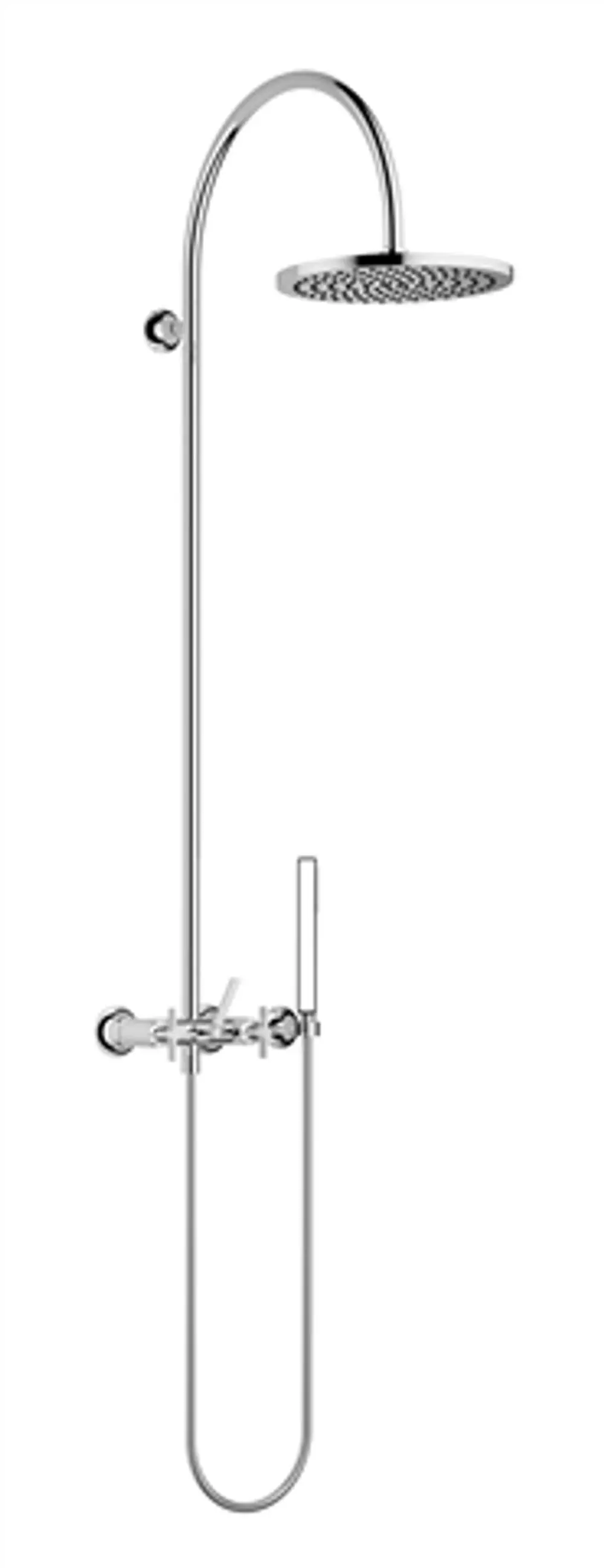 DORNBRACHT Shower Pipe mit Brausebatterie VAIA 26633809 Messing gebürstet (23kt Gold), 26633809-28 Galeriebild 1